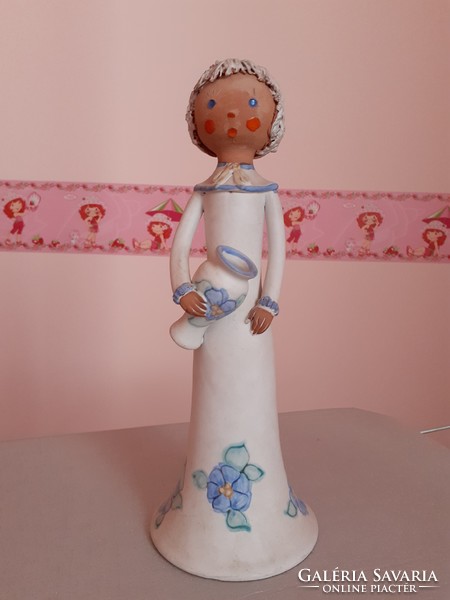 Ceramic woman sculpture figurine in flawless condition! 30 cm high