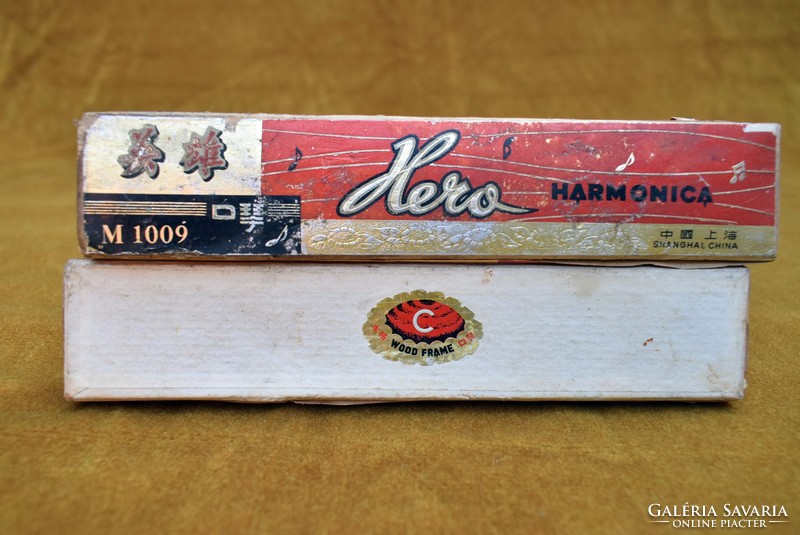 Hero Harmonica régi működőképes szájharmónika M 1009 Made in Shanghai