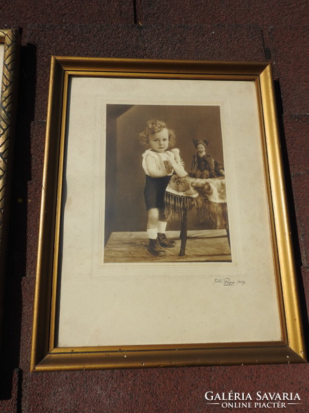 Old frame with photo