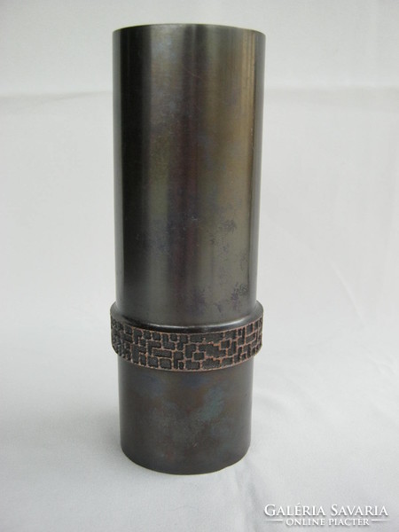 Craftsman copper or bronze vase