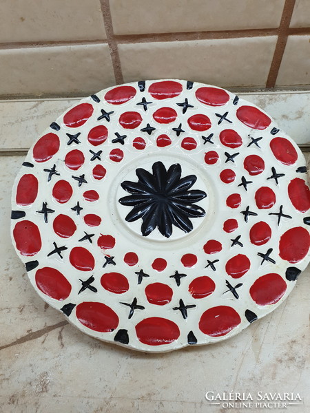 Retro festett kerámia tányér 2 db eladó!