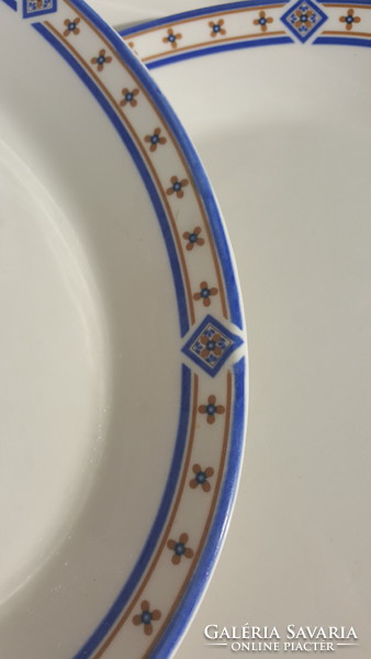 Vastagfalu fajansz - angol - ovális tányérok