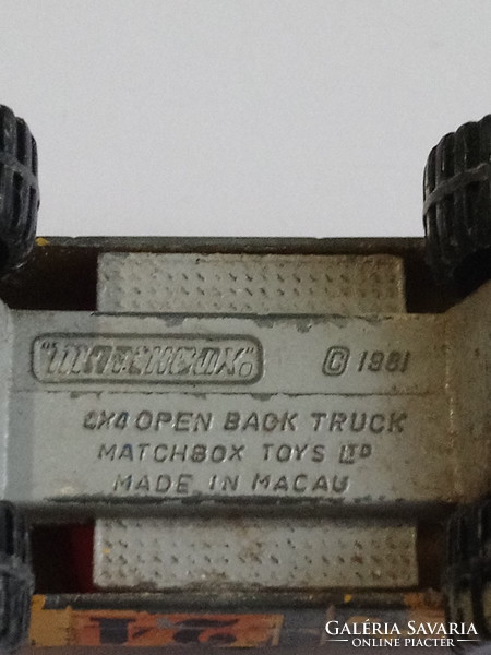 Matchbox 4x4 open Back 1981. 