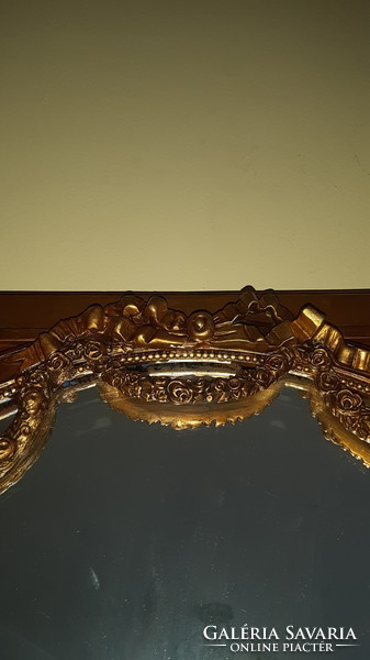 Antique braid style mirror from the 19th century