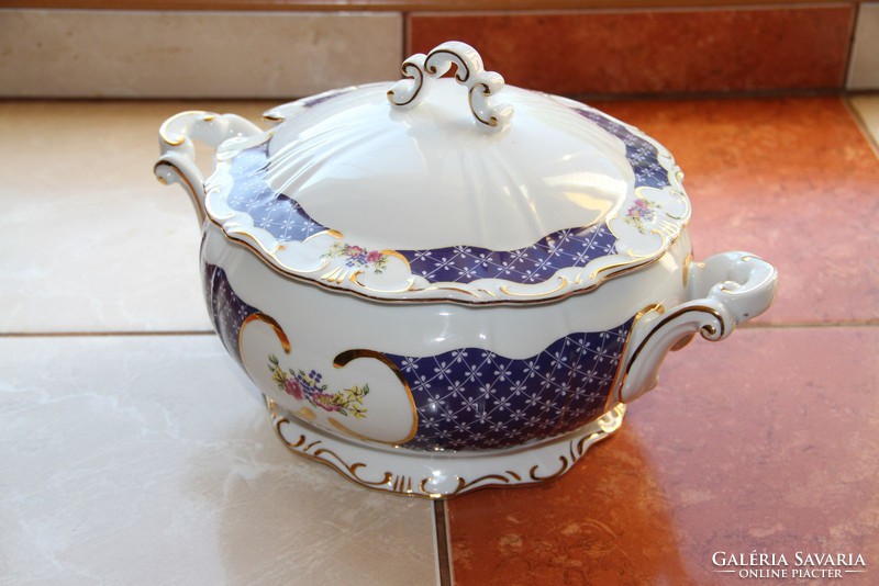Zsolnay maria antoinette soup bowl 2.