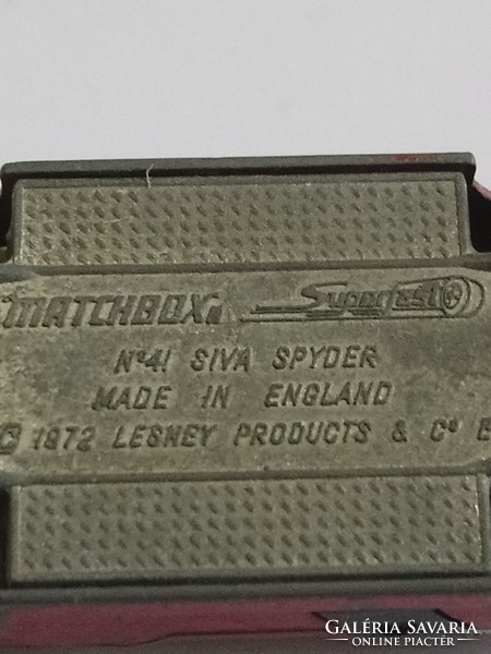 Matchbox siva spyder 1972. 