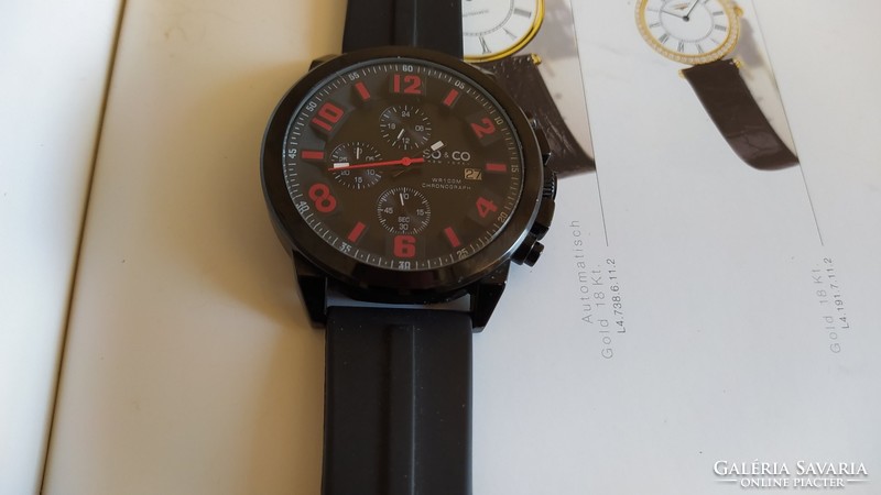 Nice so co date chronograph watch (seiko movement)