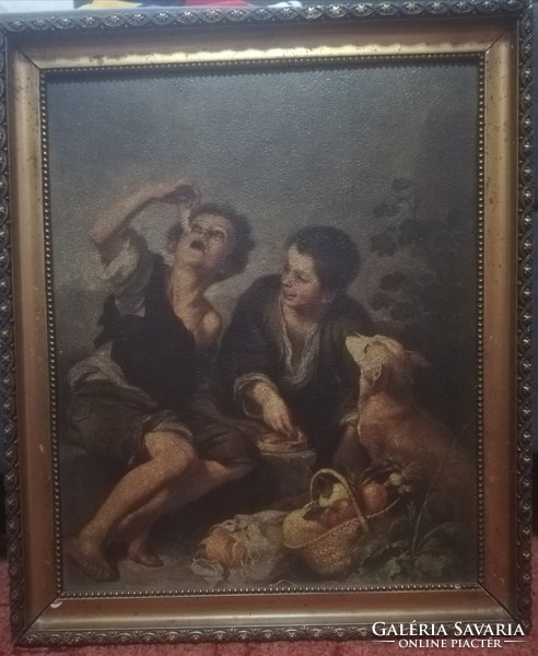 Murillo pie eater-old print