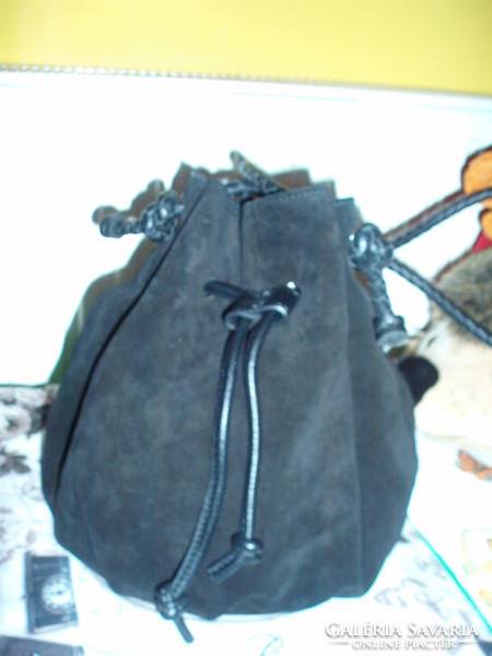 Vintage zara split leather shoulder bag