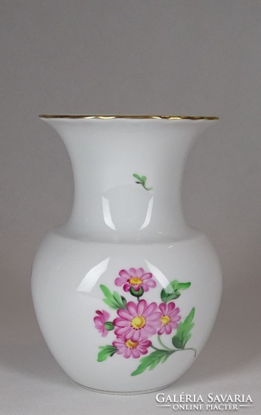 S133 Virágmintás porcelán Herendi váza