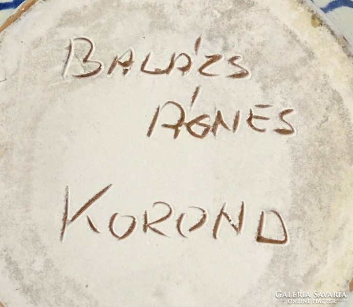 1D774 Balázs Ágnes Korondi kerámia kancsó 23.5 cm