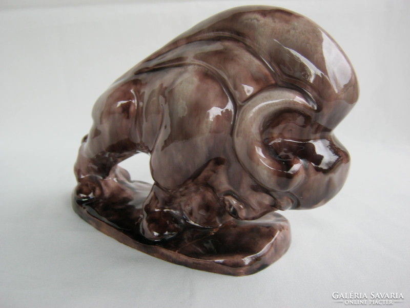 Hop ceramic bison buffalo