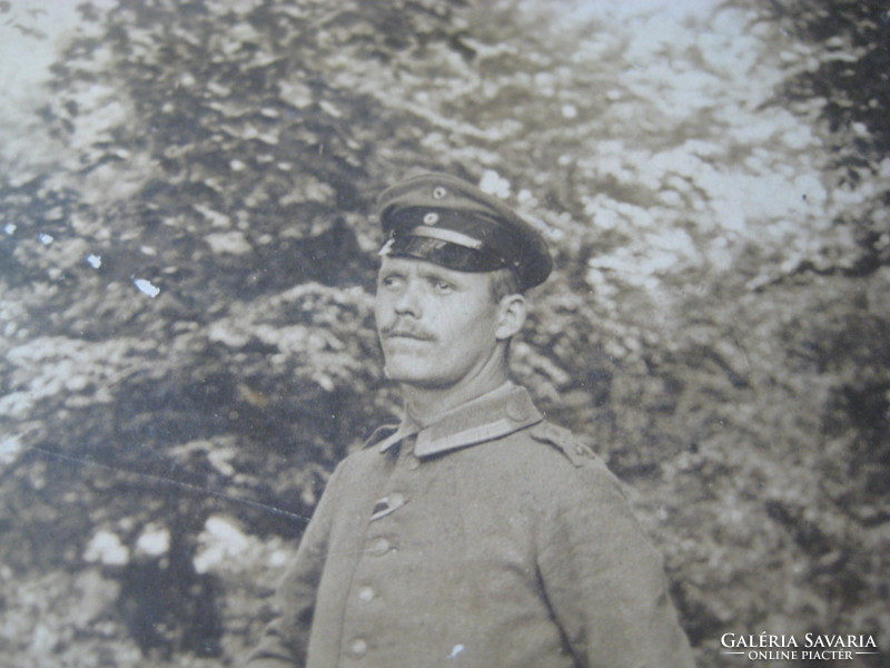 Old soldier photo 9 x 14 cm