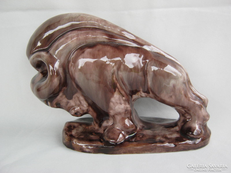 Hop ceramic bison buffalo