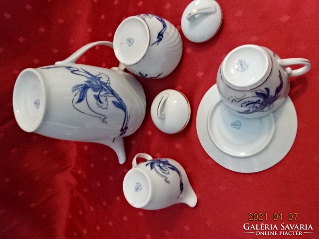 Romanian porcelain tea set for six people. He has!