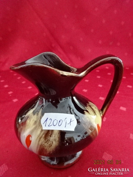 German porcelain jug, height 9.5 cm. He has!