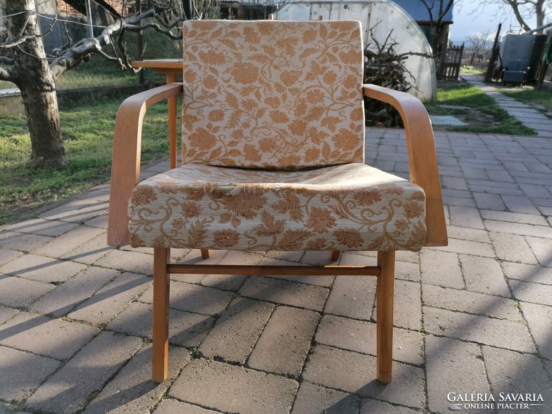 Mid century design csehszlovák fotel 1968tól,friss dizájn,könnyű kecses darab,ujjávarázslásra