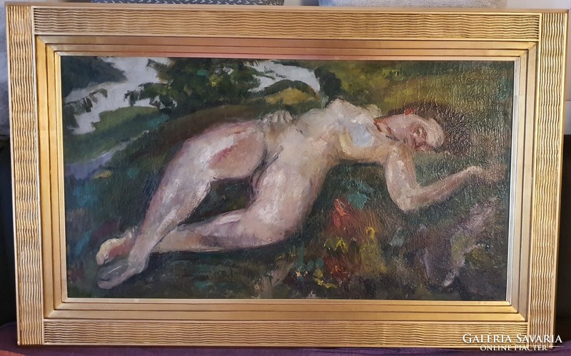 Clement Emil- female lying nude