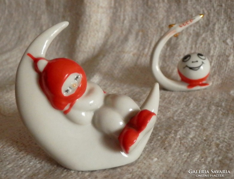 Russian porcelain pair / around 1960/