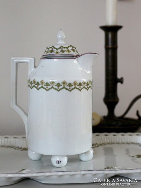 Alt Wien porcelain jug and serving tray