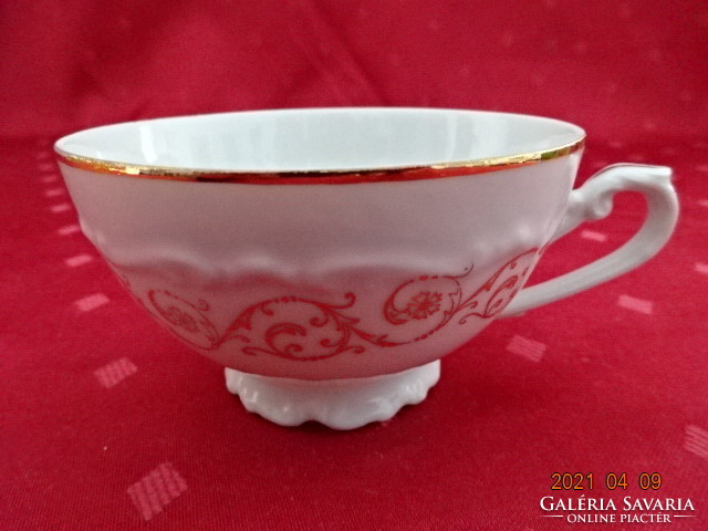 Czechoslovak porcelain, antique teacup with gold border and decoration. He has!