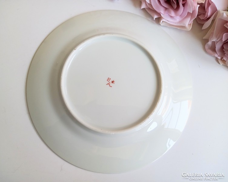 Virágos japán tányér 16.5cm