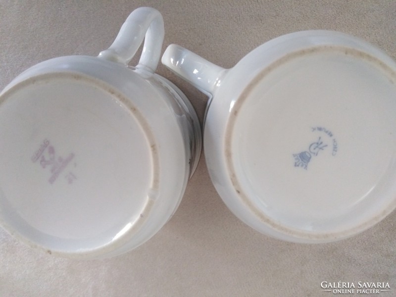 Mozart - melange, snow-white porcelain cups