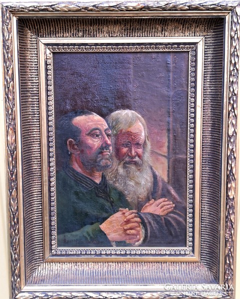 FK/052 - Bartholomeidesz Kálmán – Szerzetesek imája című festménye