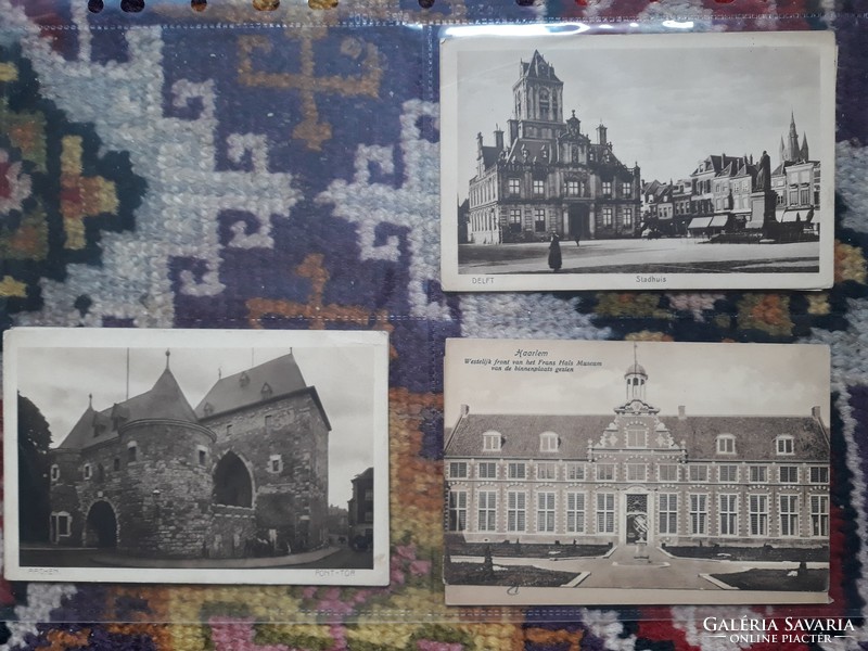 Régi képeslapok /Belgium, Hollandia 6db