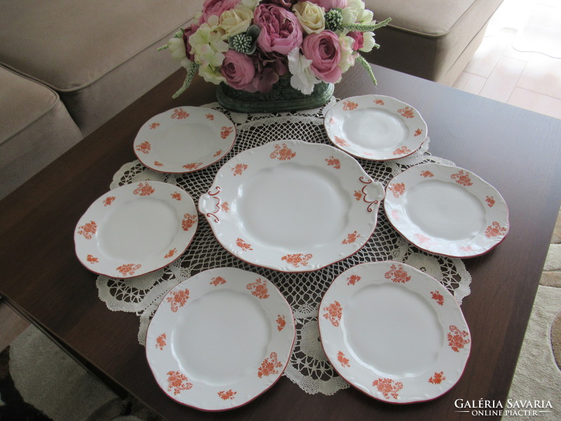 Beautiful 6-person zsolnay cookie set