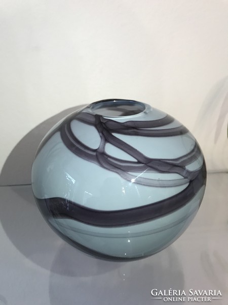 Lėna Pedersen szignált design váza M025