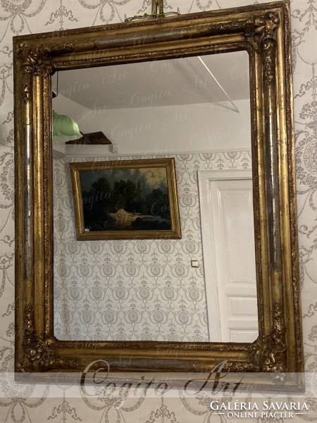 Antik Bieder tükör