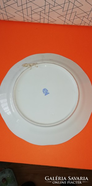 Rare Herend wall plate with wall decoration with carnation pattern