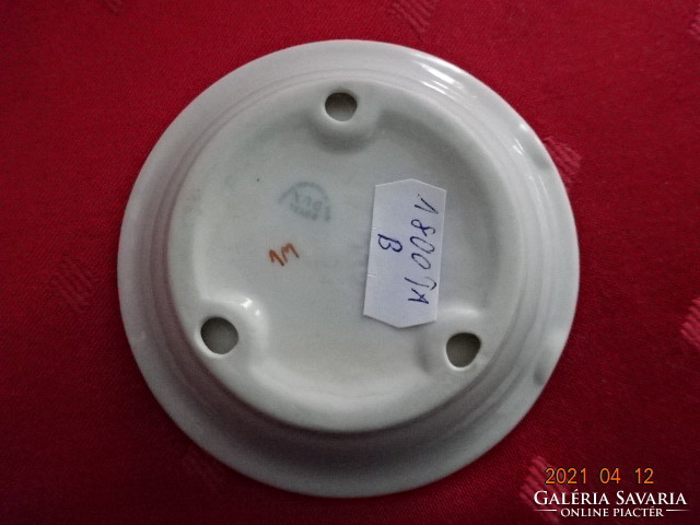 Royal dux Czechoslovak porcelain ashtray, diameter 9 cm. He has!