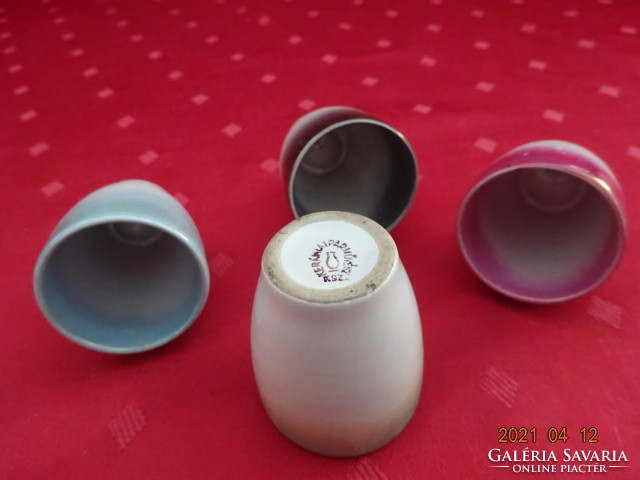 Ceramic industrial artist csz. A colorful brandy cup made by It's also for sale! Jokai.