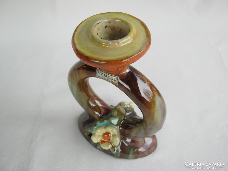 Hop ceramic candle holder