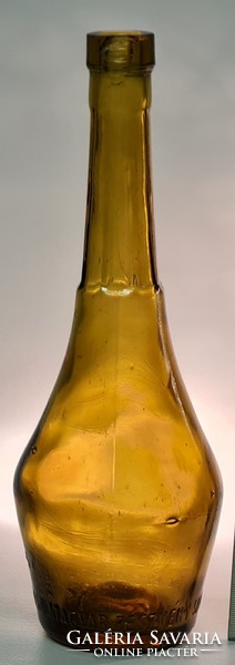 "Első Magyar Részvény Serfőződe Budapest Kőbánya 0.45l" világosbarna sörösüveg (1626)