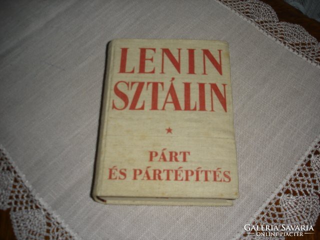 Antique books! Lenin Stalin - party and party building