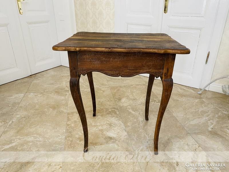 Provincial 18th century Hungarian baroque side table