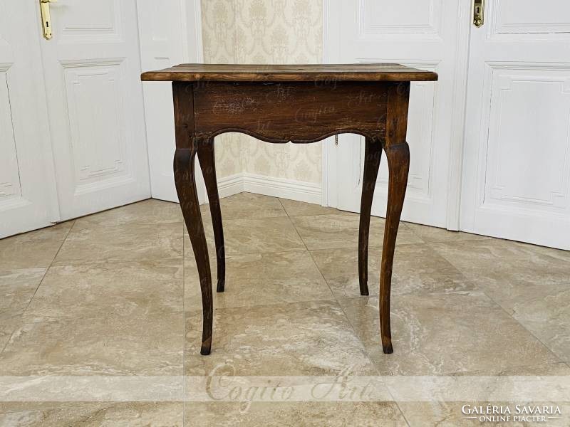 Provincial 18th century Hungarian baroque side table