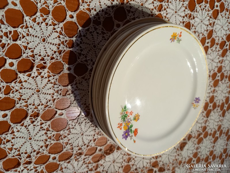 Színes Virágos Gránit tányérok