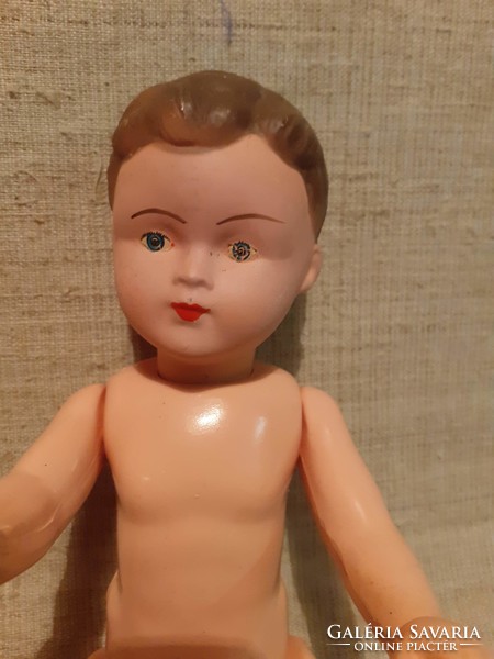 Rubber doll with a retro hand-painted face