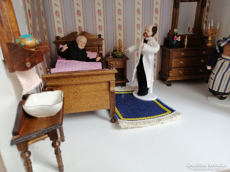 Doll house doll furniture bedroom