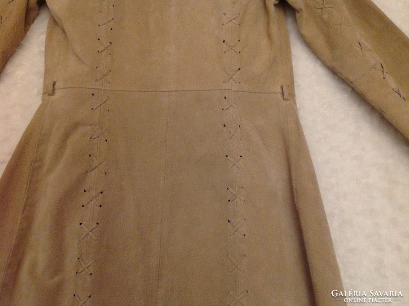 100% Split leather tailored jacket s