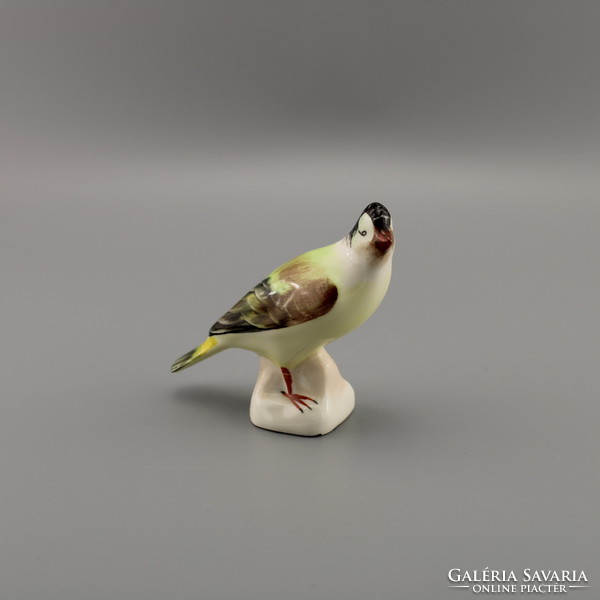 Bird porcelain figurine, vintage aquincum figurine