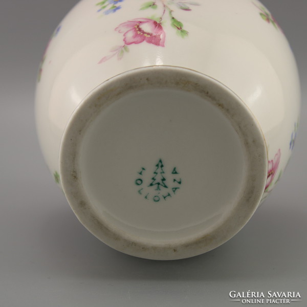 Porcelán váza, Vintage váza Hollohaza