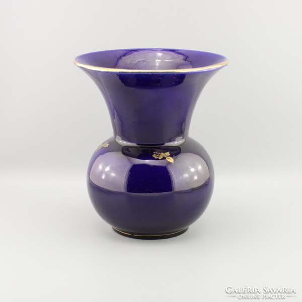 Porcelain vase, vintage Hollohaza vase,