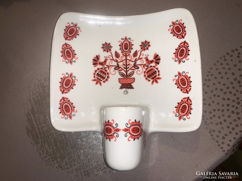 Retro Drasche magyaros porcelán falilámpa