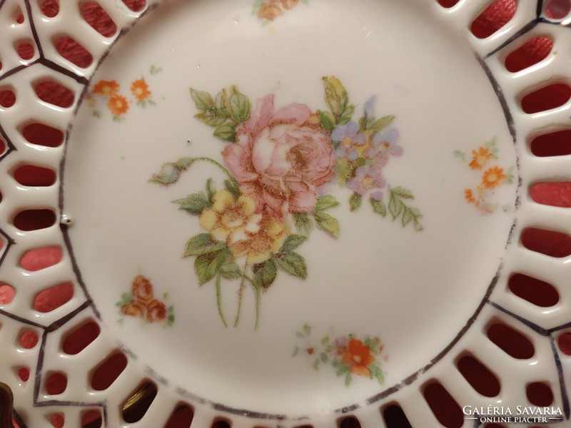 Antique porcelain decorative plate, ring plate
