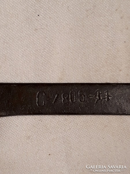 Old Russian spanner, marked on both sides